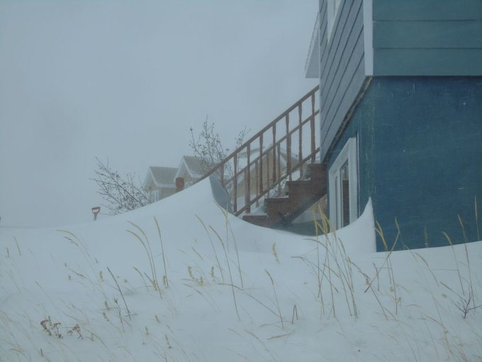 Blizzard à Kuujjuaq